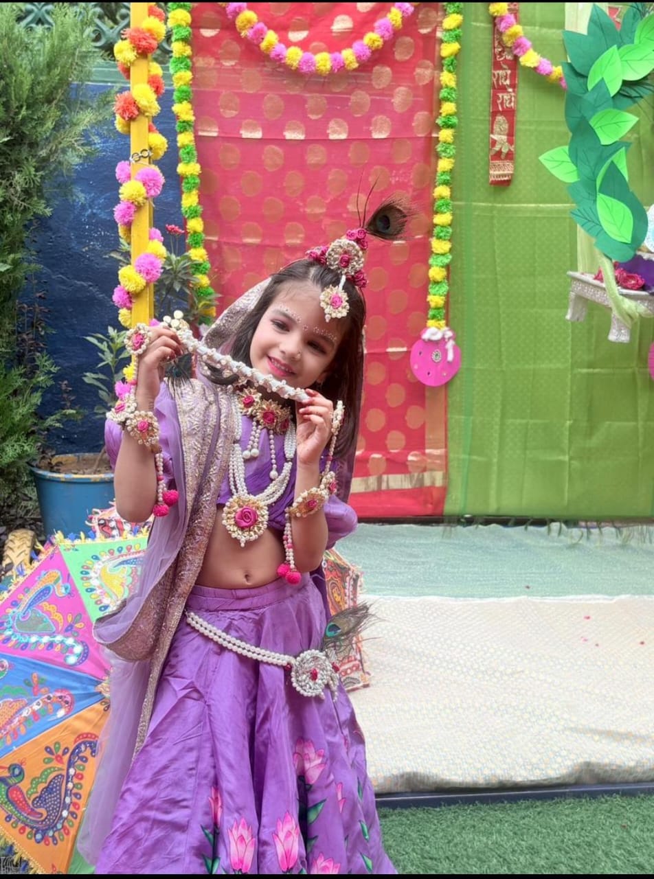 Janmashtami celebration costume at DPS Bhilwara